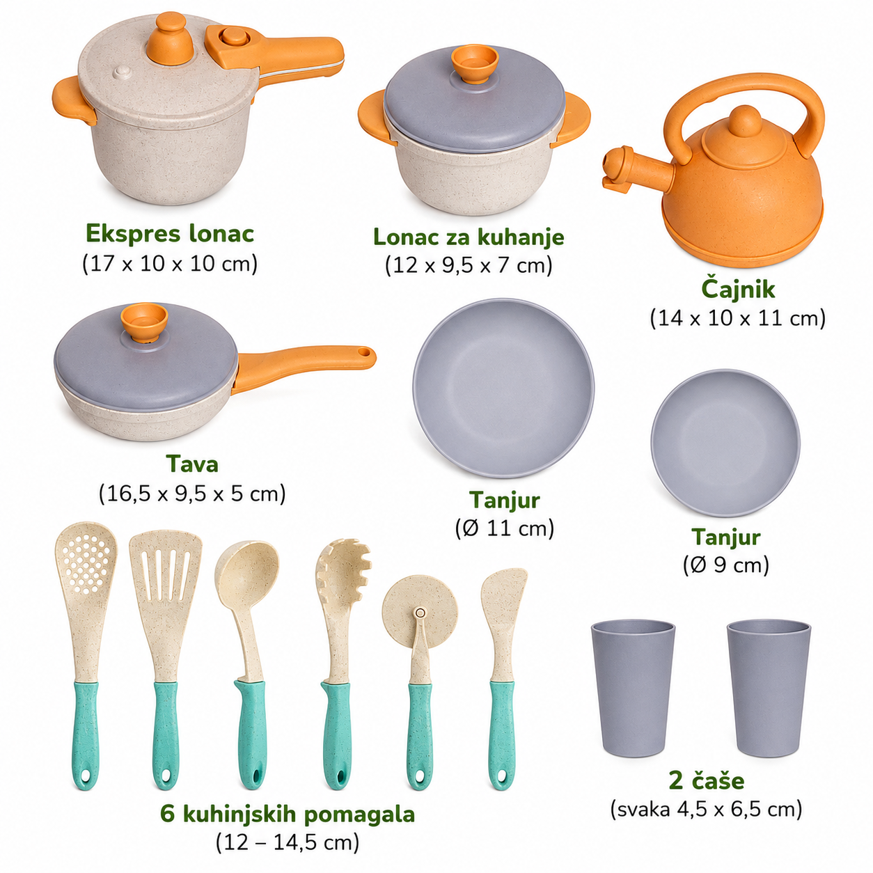 Kuhinjski set igračaka za dječju kuhinju